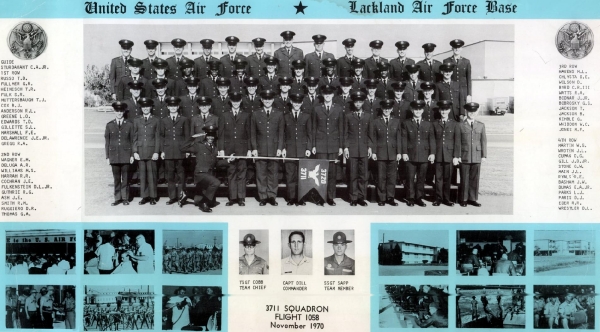 1970,LacklandAFB,Squadron 3711, Flight 1058