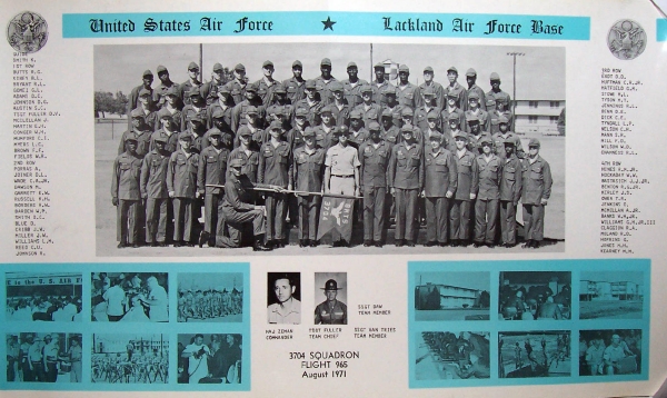 1971,LacklandAFB,Squadron 3704, Flight 965