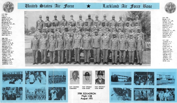 1971,LacklandAFB,Squadron 3708, Flight 1128
