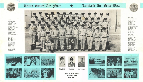 1971,LacklandAFB,Squadron 3709, Flight 489