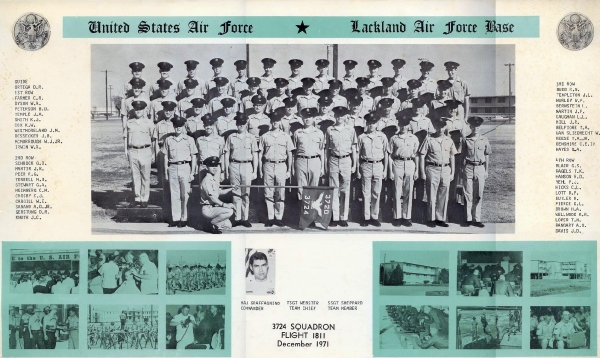 1971,LacklandAFB,Squadron 3724, Flight 1811
