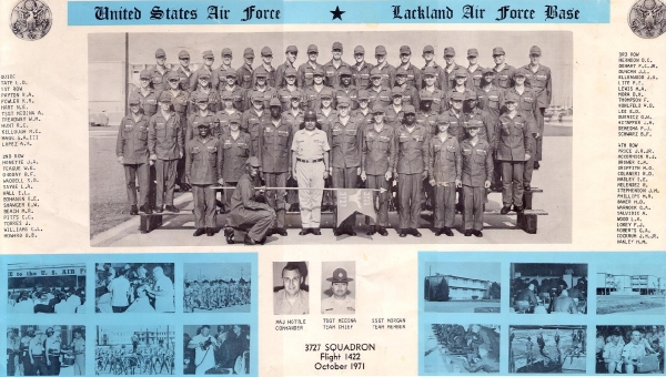1971,LacklandAFB,Squadron 3727, Flight 1422