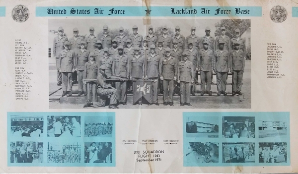 1971,Lackland AFB,Squadron 3701,Flight 1243