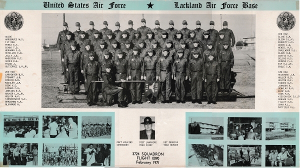 1971,Lackland AFB,Squadron 3724,Flight 0090