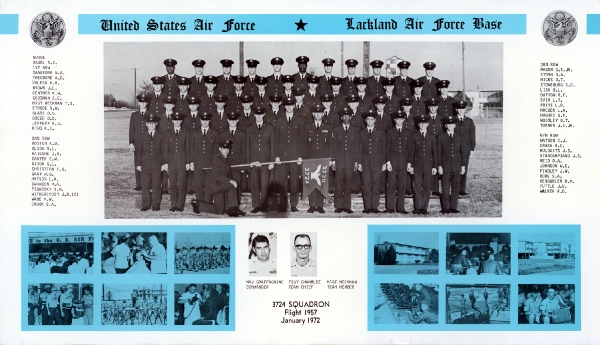 1971,Lackland AFB,Squadron 3724,Flight 1957