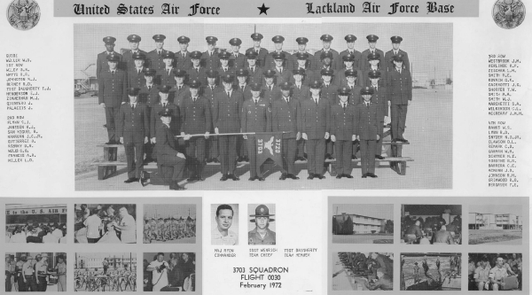 1972,LacklandAFB,Squadron 3703, Flight 0030