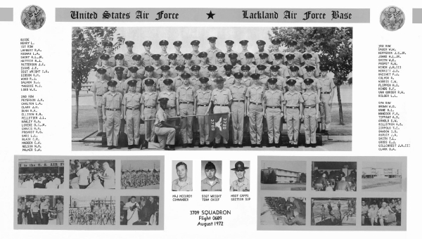 1972,LacklandAFB,Squadron 3709, Flight 0689