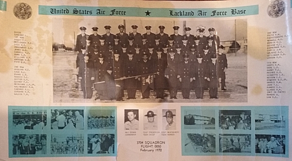 1972,Lackland AFB,Squadron 3704,Flight 0050