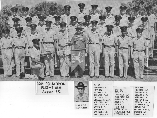 1972,Lackland AFB,Squadron 3706,Flight 0828