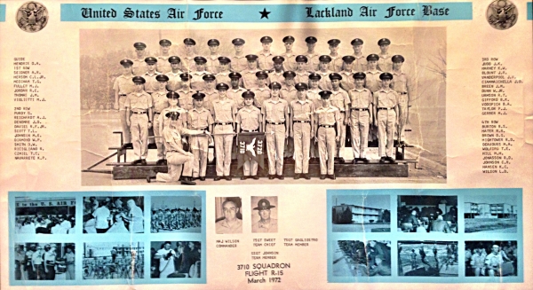 1972,Lackland AFB,Squadron 3710,Flight R-15