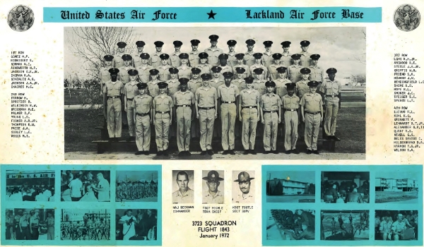 1972,Lackland AFB,Squadron 3723,Flight 1843