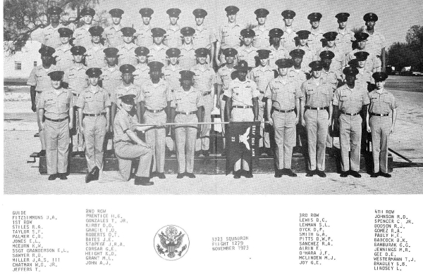 1973,LacklandAFB,Squadron 3723, Flight 1273