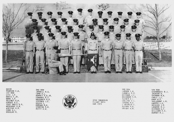 1973,Lackland AFB,Squadron 3702,Flight 0214