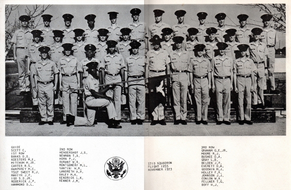 1973,Lackland AFB,Squadron 3710,Flight 1255
