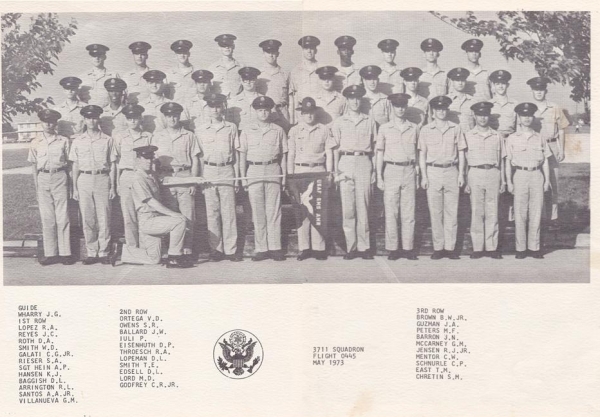 1973,Lackland AFB,Squadron 3711,Flight 445