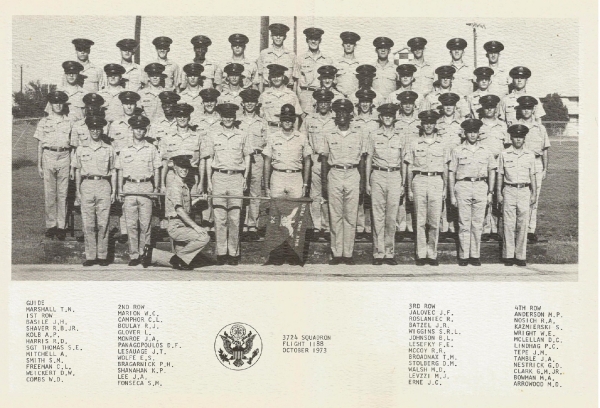 1973,Lackland AFB,Squadron 3724,Flight 1188