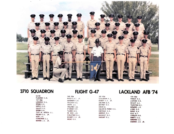 1974, Lackland AFB, Squadron 3710, Flight G-47