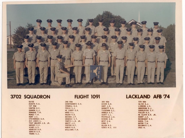 1974,LacklandAFB,Squadron 3702, Flight 1091