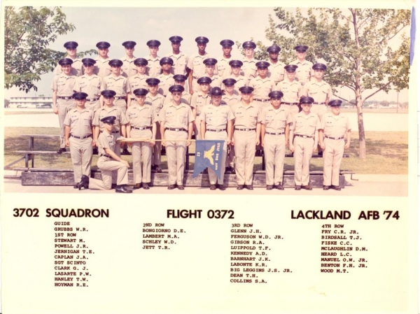 1974,LacklandAFB,Squadron 3702, Flight 0372