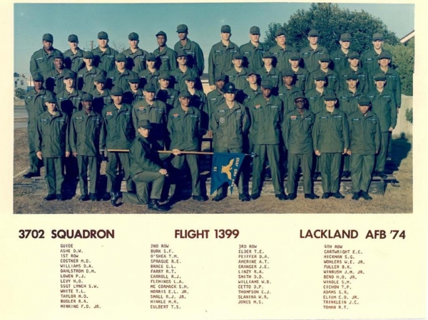 1974,LacklandAFB,Squadron 3702, Flight 1399