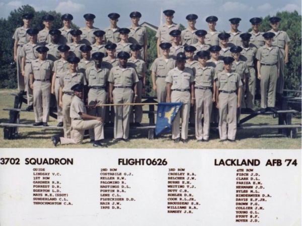 1974,LacklandAFB,Squadron 3702, Flight 0626
