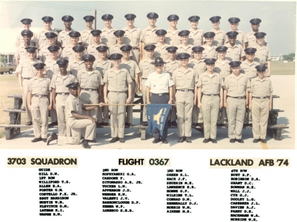 1974,LacklandAFB,Squadron 3703, Flight 0367