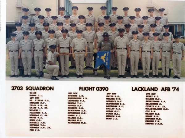 1974,LacklandAFB,Squadron 3703, Flight 0390