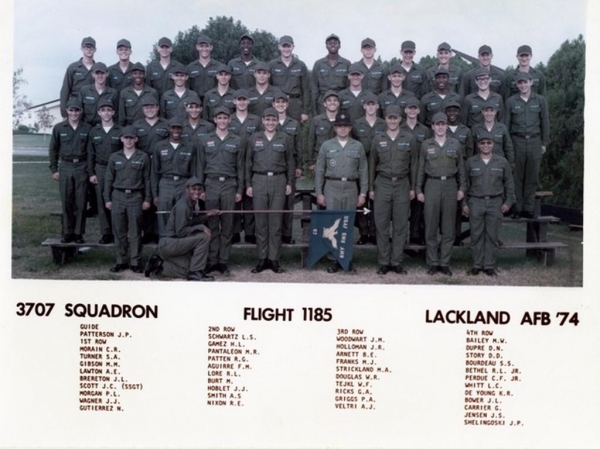 1974,LacklandAFB,Squadron 3707, Flight 1185
