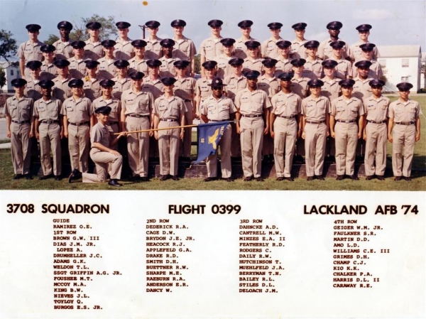 1974,LacklandAFB,Squadron 3708, Flight 0399