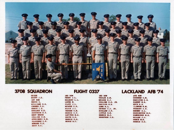 1974,LacklandAFB,Squadron 3708, Flight 0337