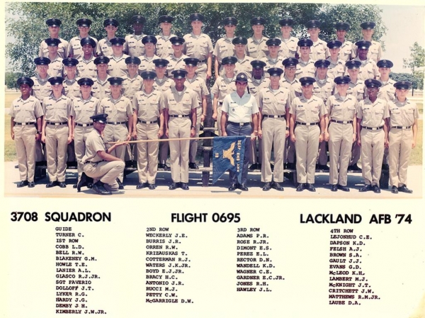 1974,LacklandAFB,Squadron 3708, Flight 0695