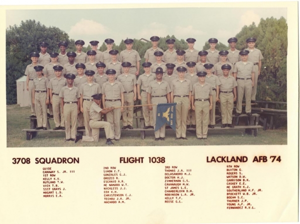 1974,LacklandAFB,Squadron 3708, Flight 1038