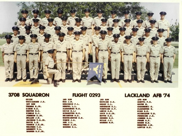 1974,LacklandAFB,Squadron 3708, Flight 0293