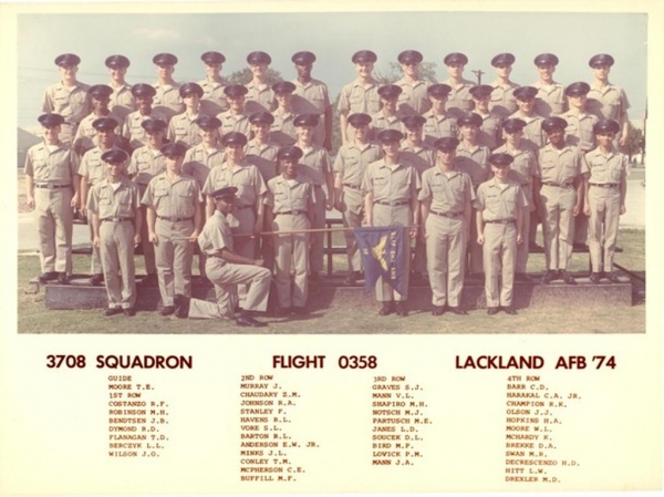 1974,LacklandAFB,Squadron 3708, Flight 0358