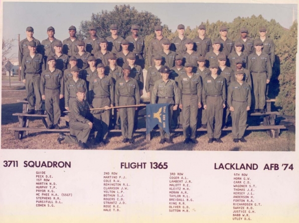 1974,LacklandAFB,Squadron 3711, Flight 1365
