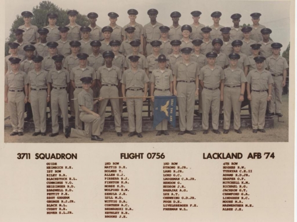 1974,LacklandAFB,Squadron 3711, Flight 0756