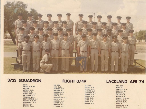 1974,LacklandAFB,Squadron 3723, Flight 0749