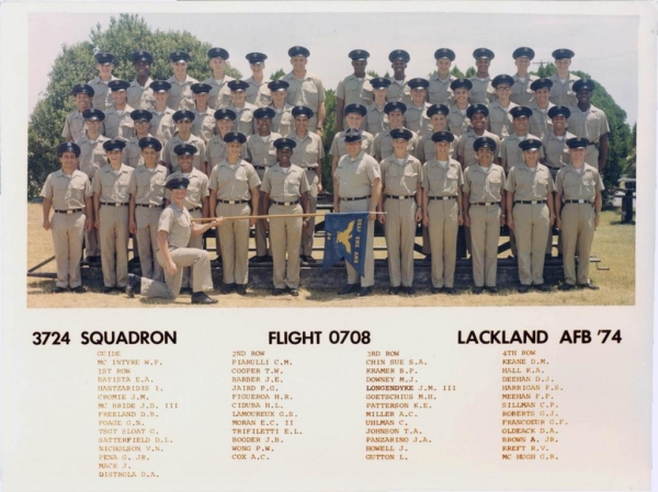 1974,LacklandAFB,Squadron 3724, Flight 0708