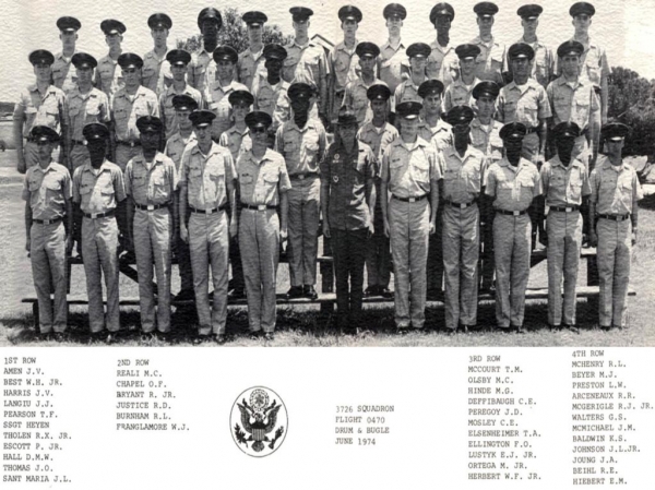 1974,LacklandAFB,Squadron 3726, Flight 0470