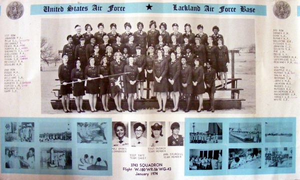 1974,Lackland AFB,Squadron 3743,Flight 180