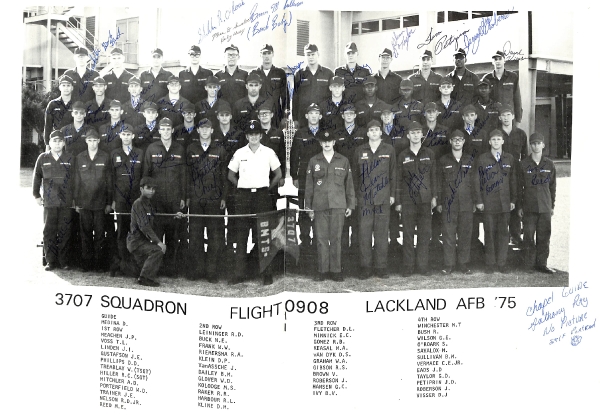 1975, Lackland AFB, Squadron 3707, Flight 0908