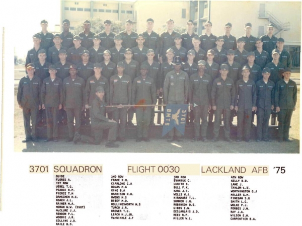 1975,LacklandAFB,Squadron 3701, Flight 0030