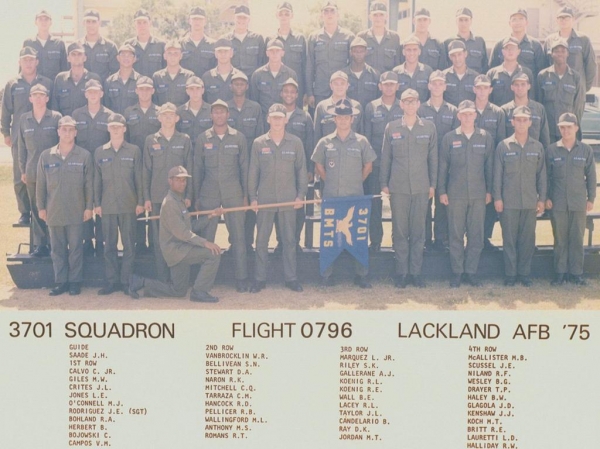 1975,LacklandAFB,Squadron 3701, Flight 0796