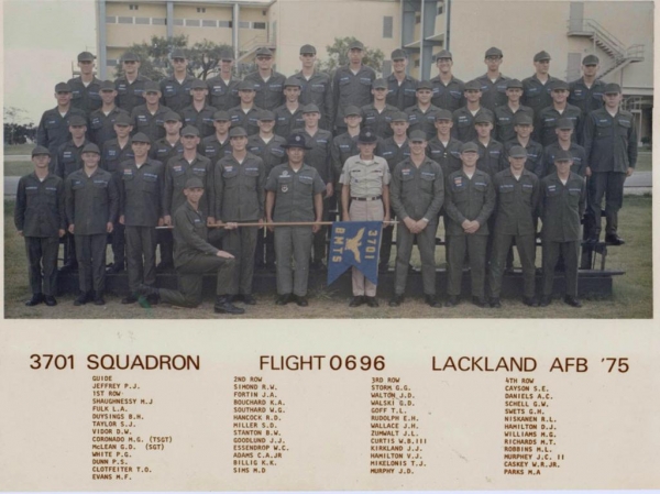 1975,LacklandAFB,Squadron 3701, Flight 0696