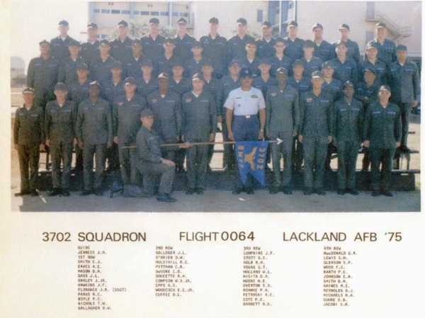 1975,LacklandAFB,Squadron 3702, Flight 0064