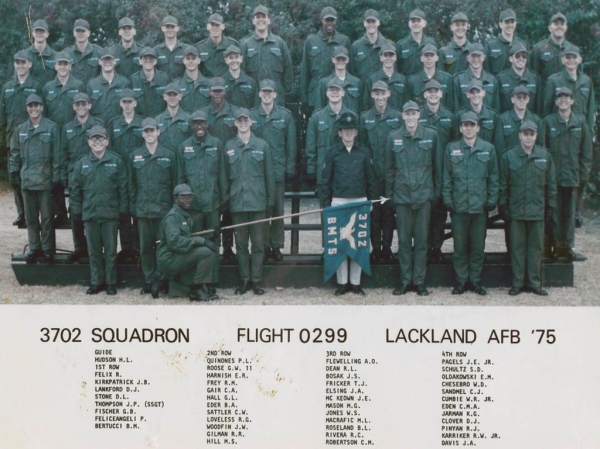 1975,LacklandAFB,Squadron 3702, Flight 0299