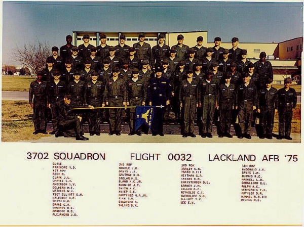 1975,LacklandAFB,Squadron 3702, Flight 0032