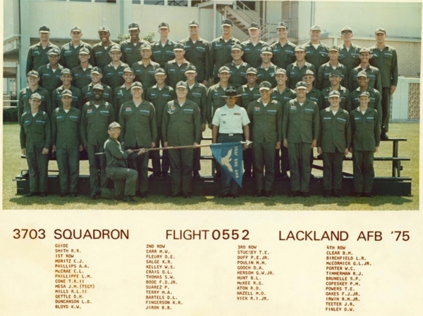 1975,LacklandAFB,Squadron 3703, Flight 0552