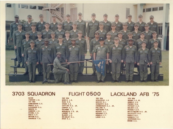 1975,LacklandAFB,Squadron 3703, Flight 0500