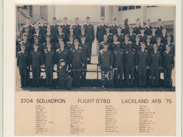 1975,LacklandAFB,Squadron 3704, Flight 0760
